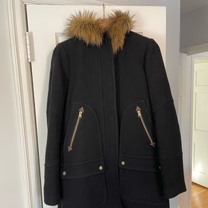 J. Crew | Tall Chateau parka in Italian stadium-cloth wool